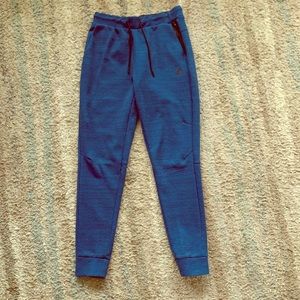 Blue sweatpants